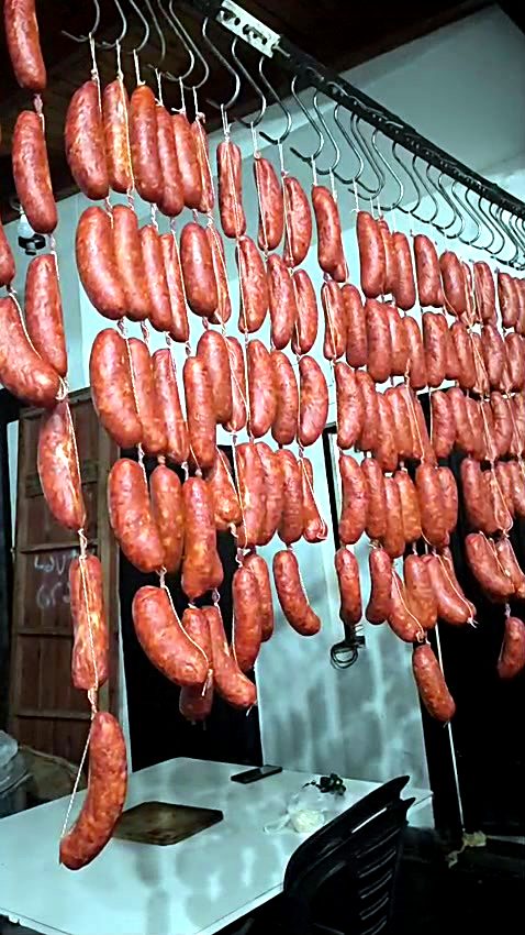 Chacinados: chorizos y morcillas